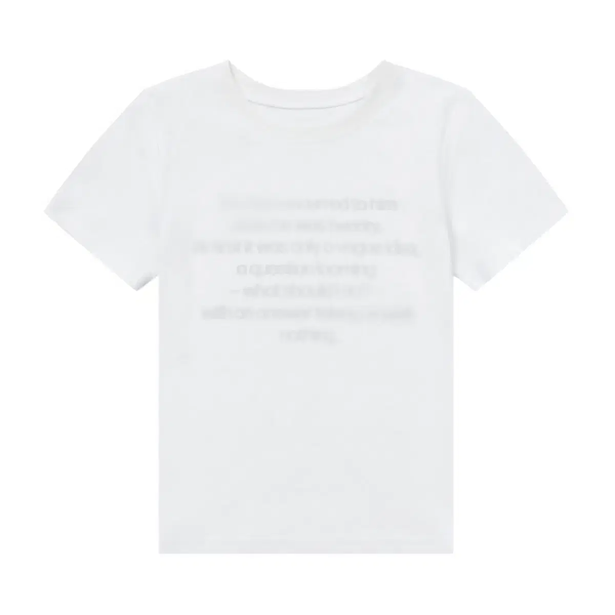 미세키서울 Lettering short sleeves WHITE