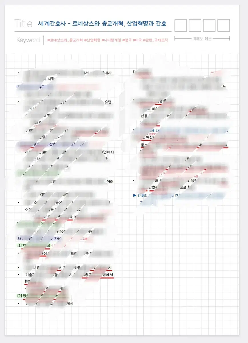 간호학과 간호학개론 정리노트 pdf 팔아요