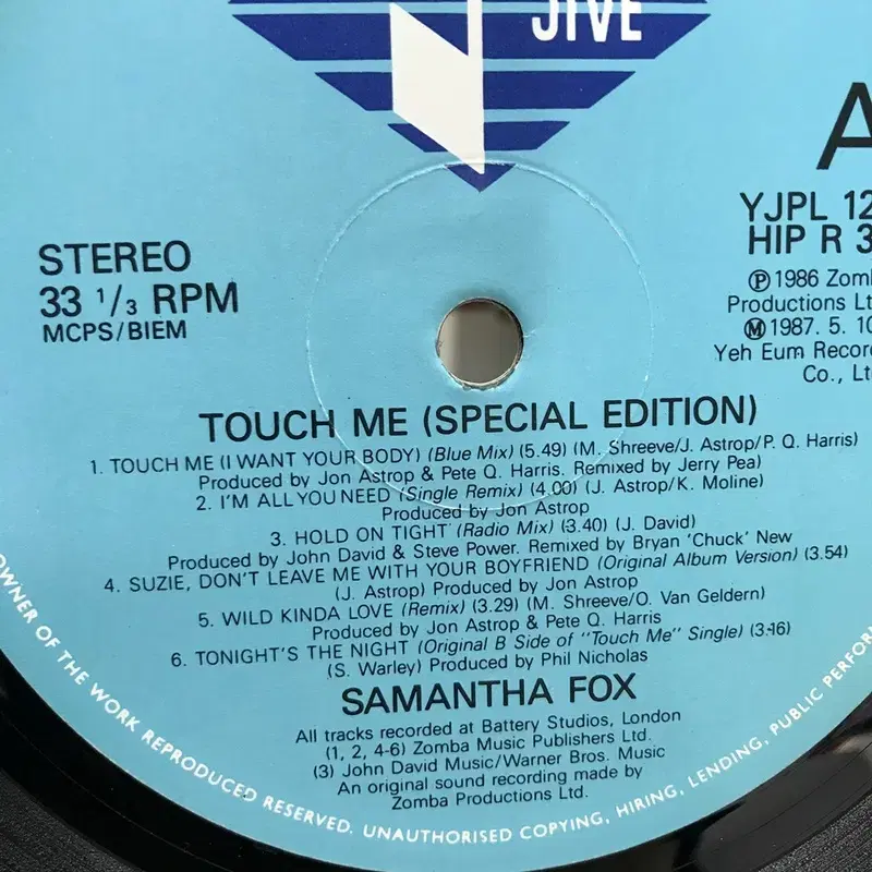 SAMANTHA FOX LP / AA2216