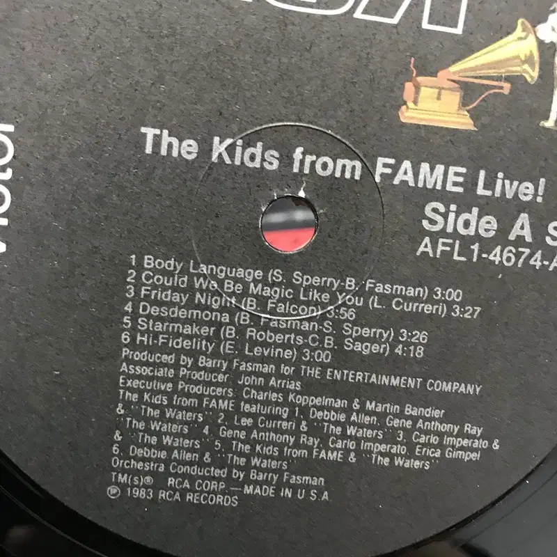 THE KIDS FROM FAME LIVE LP / AA2239