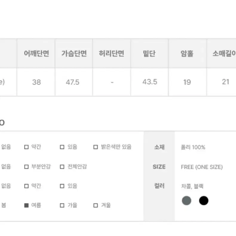 애니원모어 나일론 크롭 자켓 (여름용) 미착용 새상품