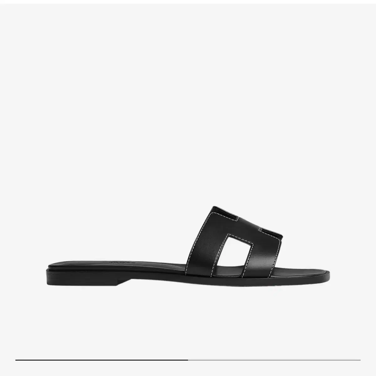 Hermès Oran sandals, black