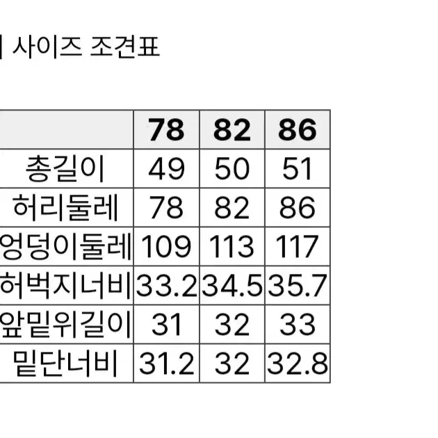 시리즈series 하프 팬츠 새제품