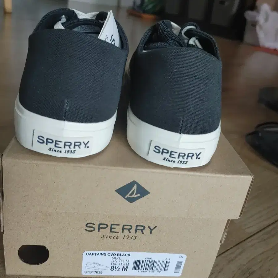 스페리(Sperry)남성 스니커즈 블랙 US 8.5(운동화기준 265)새