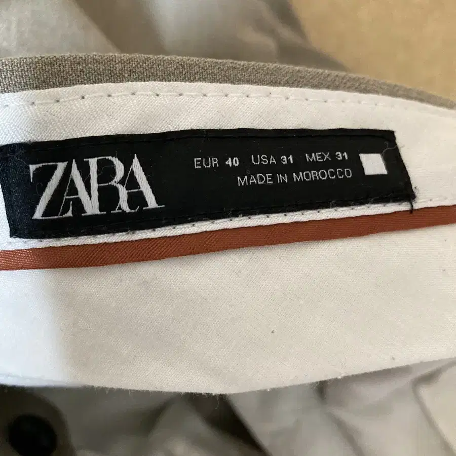 ZARA 수트 팬츠