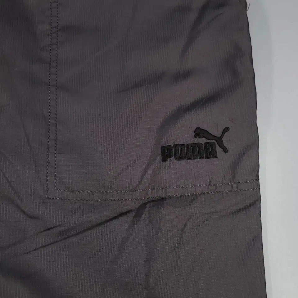 PUMA 퓨마 푸마 00s 딥그레이 블랙 로고자수 카고포켓 절개 투웨이