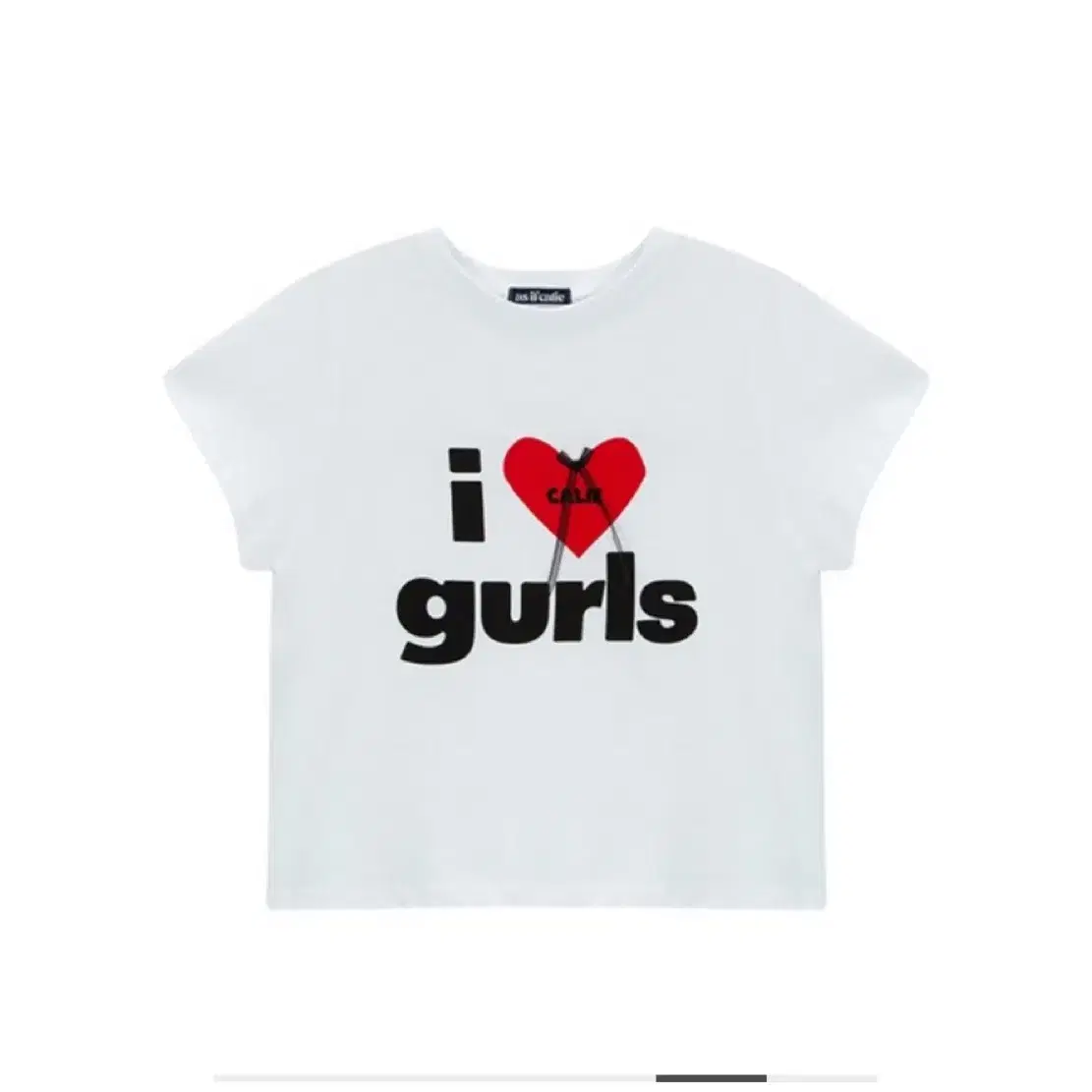 에즈이프 켈리 CALIE GURLS T-SHIRT WHITE