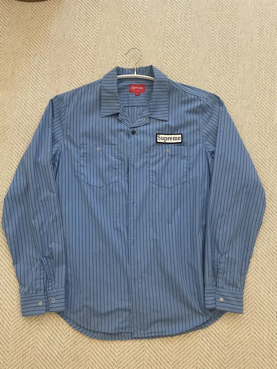 Supreme Stripe Shirt L