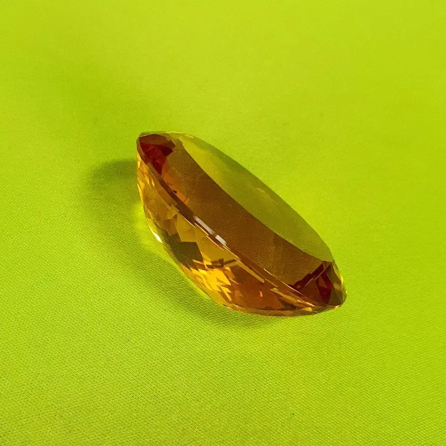 황수정나석 citrine 대형크기 lab created citrine