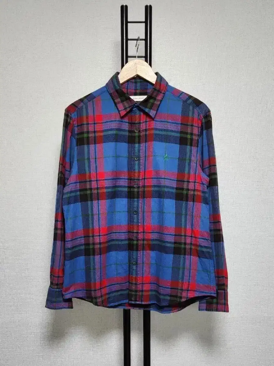 100 BEAN POLE Dotom Check Shirt