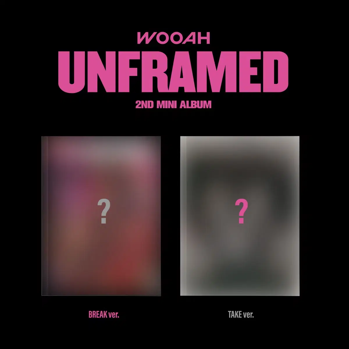 우아 UNFRAMED 미개봉 앨범