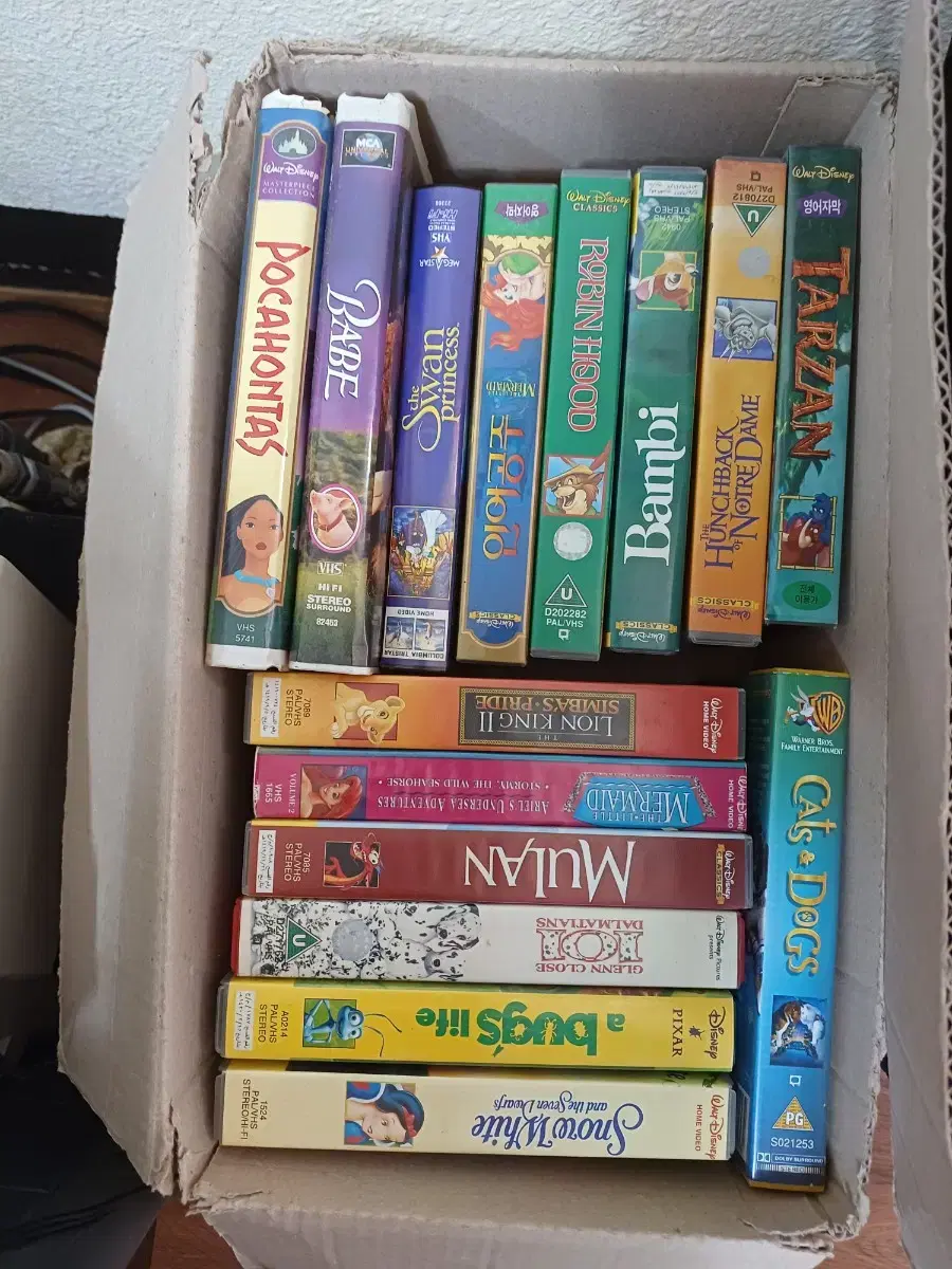 19 Disney Videotapes. Totoro Howl's Moving Castle Titanic