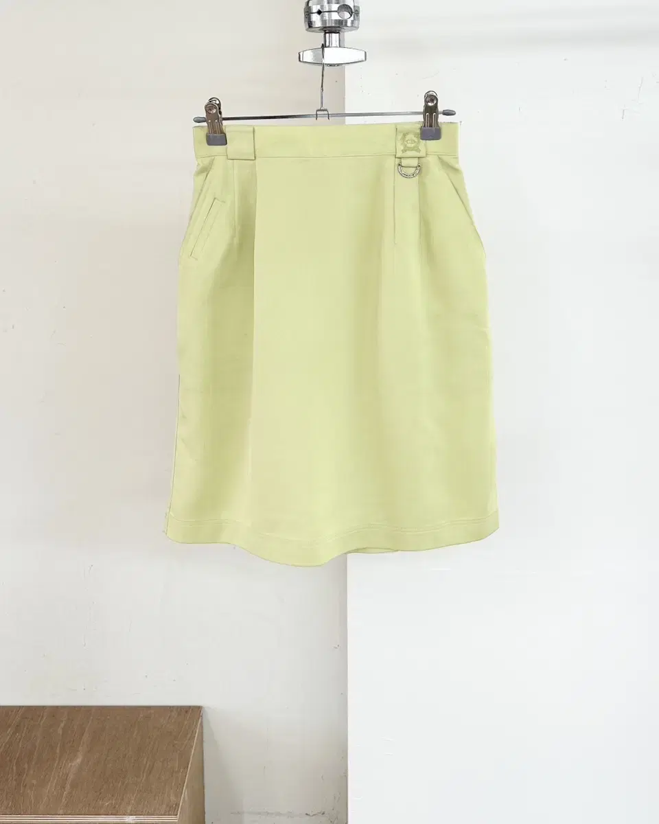 Christian Dior Light green midis skirt