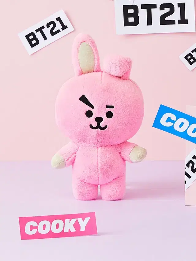 쿠키(정국)라인프렌즈 BT21 COOKY 미디엄 스탠딩 인형