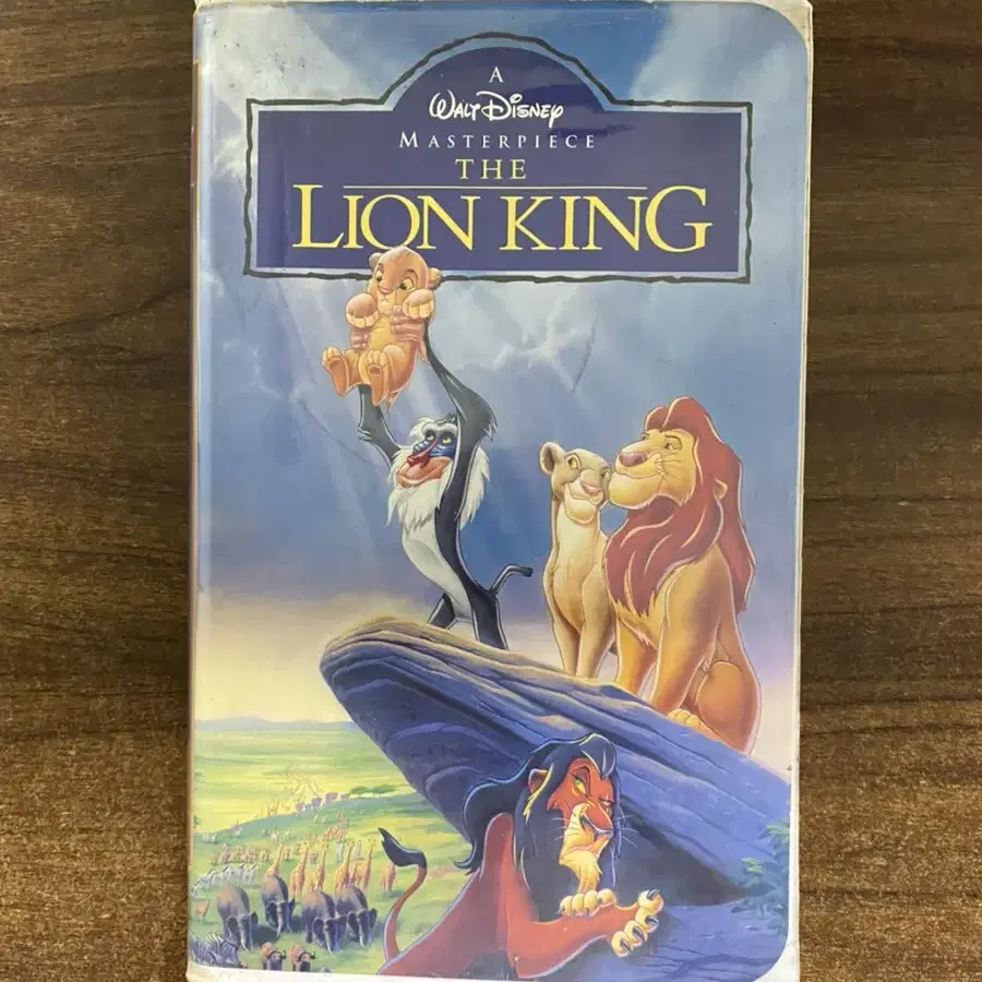 비디오테이프 LION KING 북미판 영어