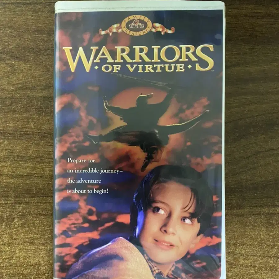 비디오테이프  WARRIORS OF VIRTUE 북미판 영어