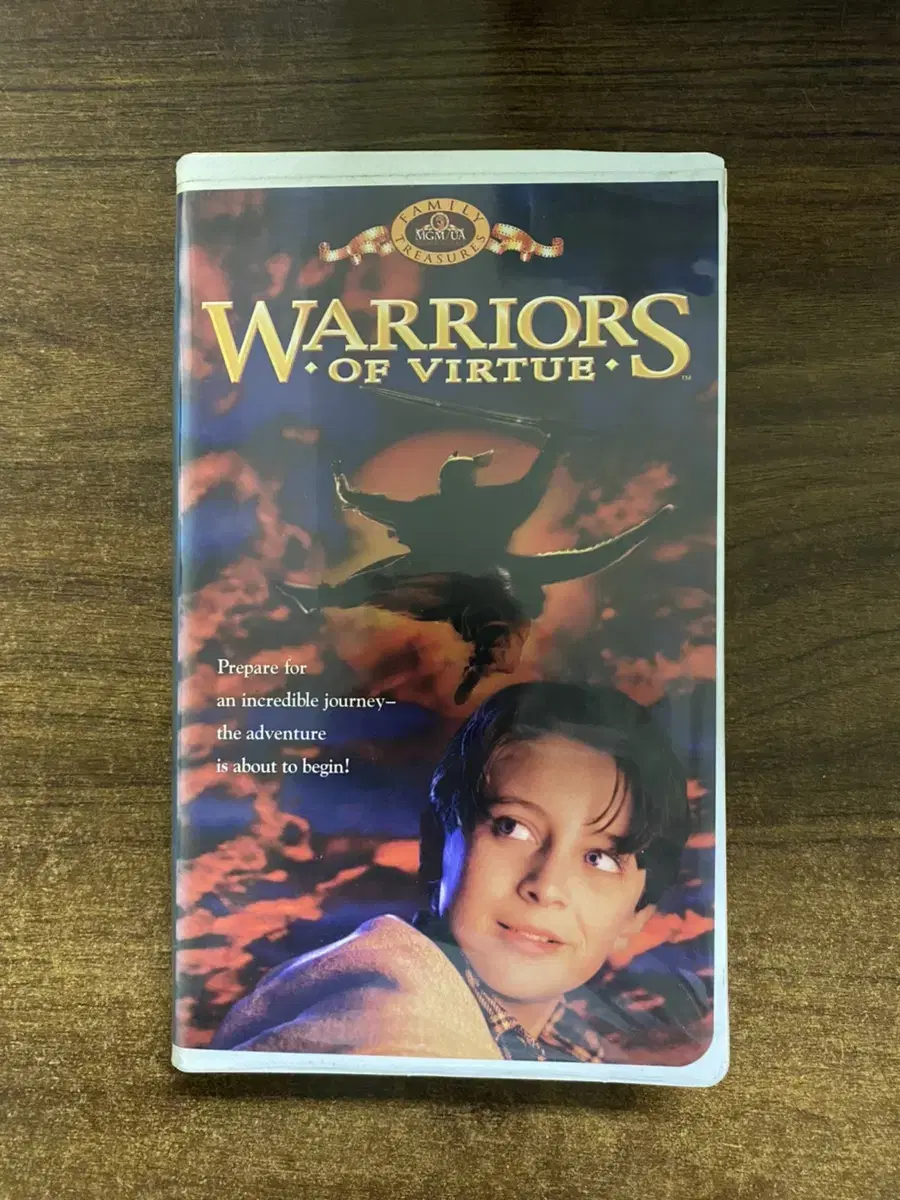 비디오테이프  WARRIORS OF VIRTUE 북미판 영어