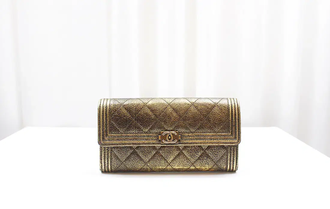 [중고명품다올] Chanel Boy Flap Long Wallet No.23