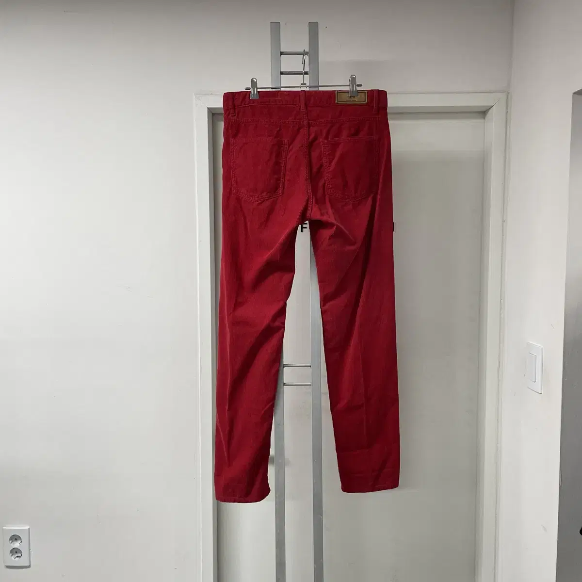 AMI Army Corduroy Trousers Red 40