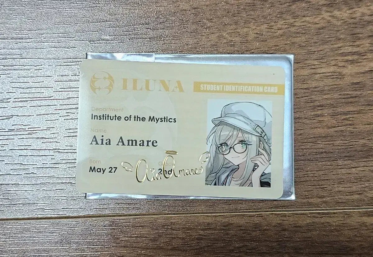 NIJISANJI EN Iluna Aia Student ID Card Cheki