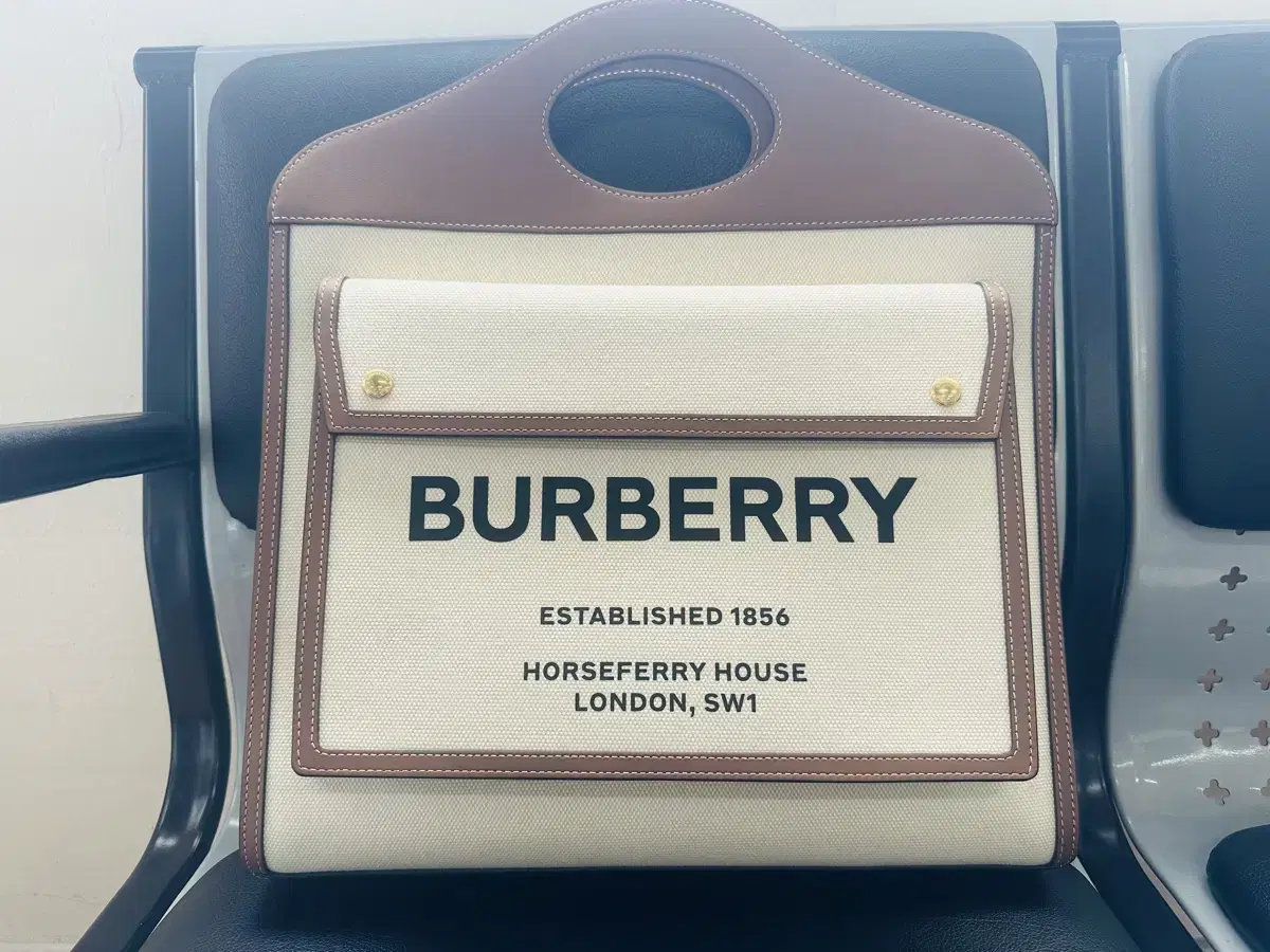 Burberry Two-tone Pocket Bag Medium