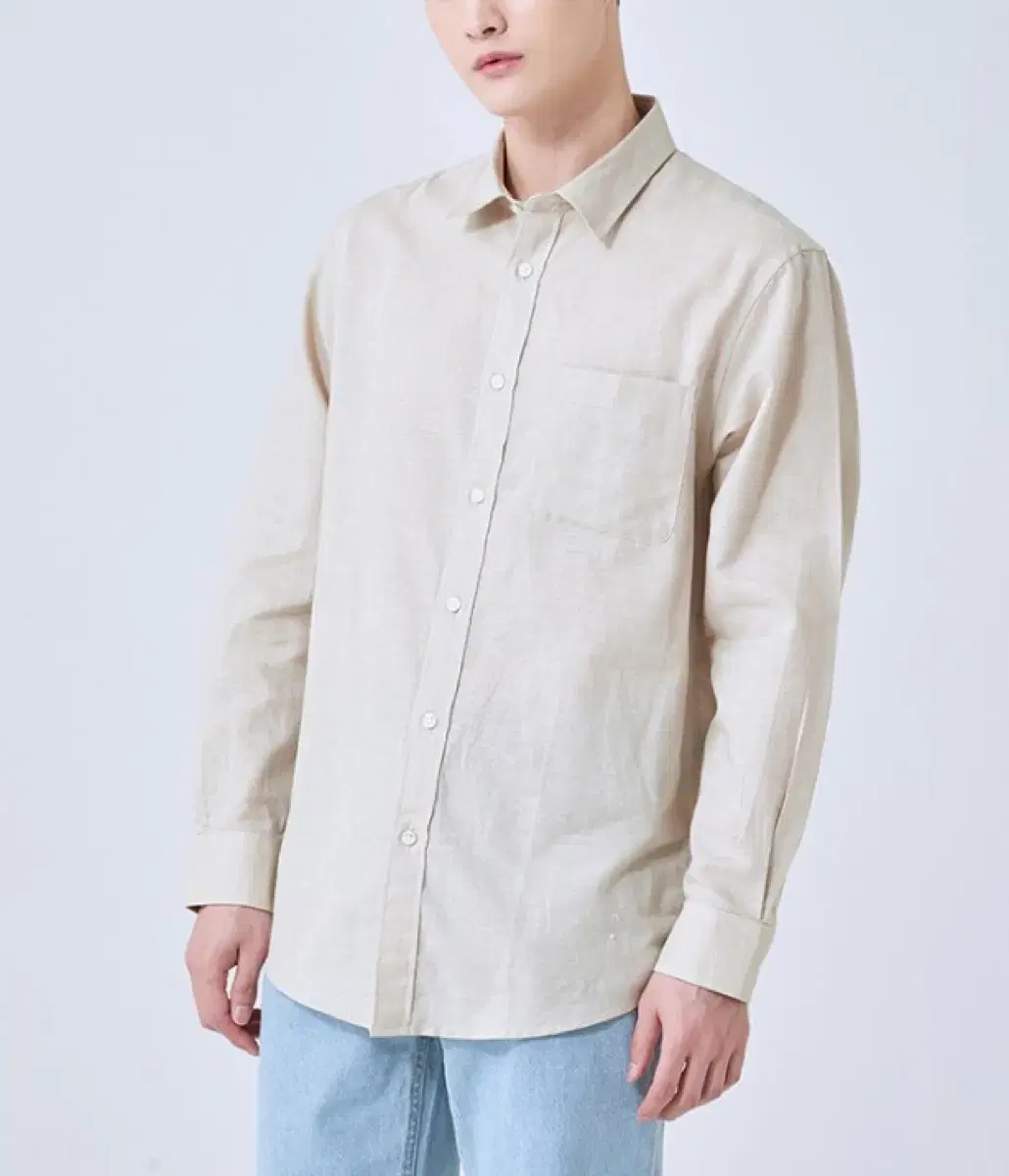 Spao Linen Solid Shirt