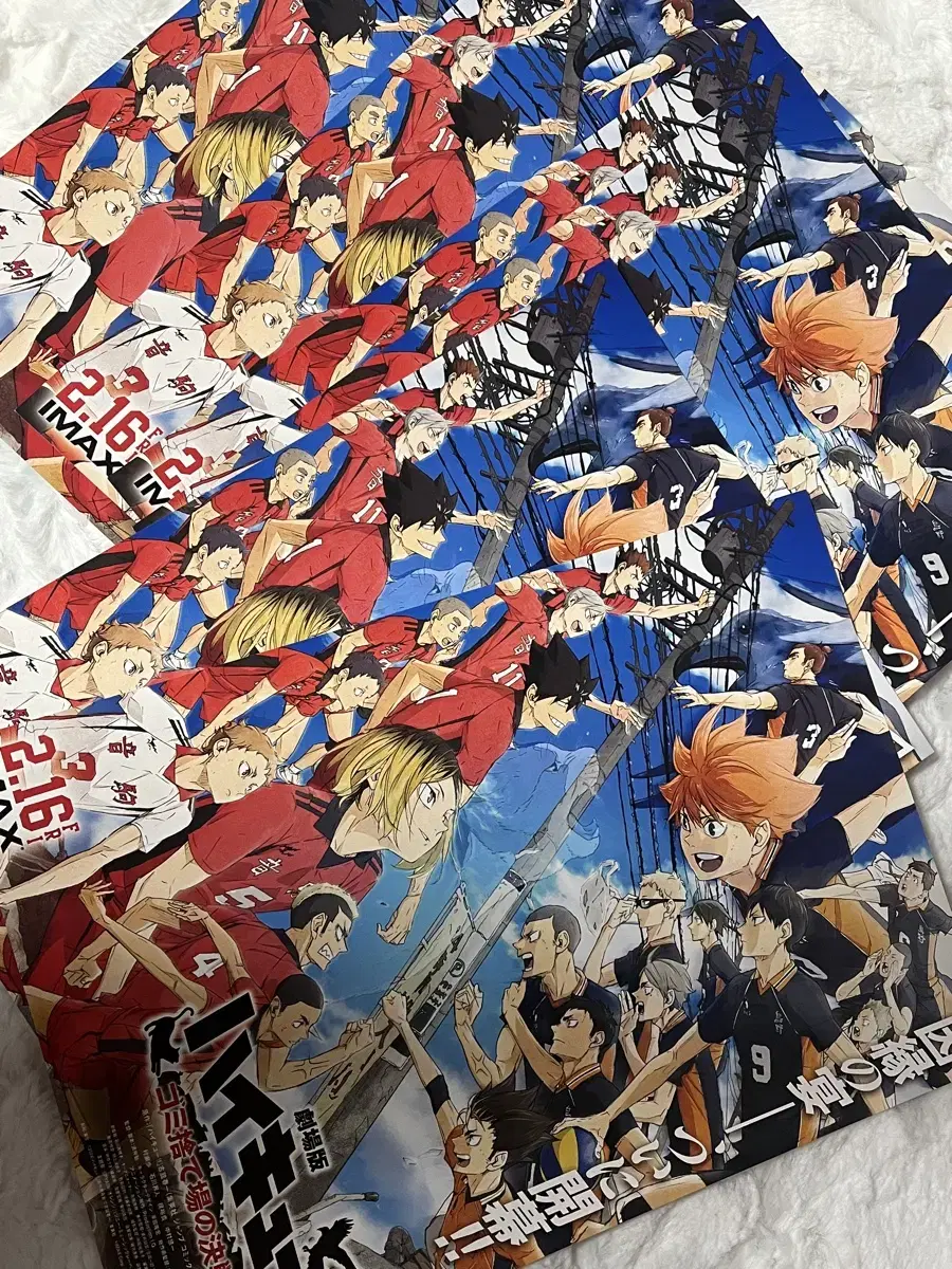 Sell 6 Haikyuu Theatrical Version Tsunetsu no Yaiba Japanese Pamphlets in Bulk