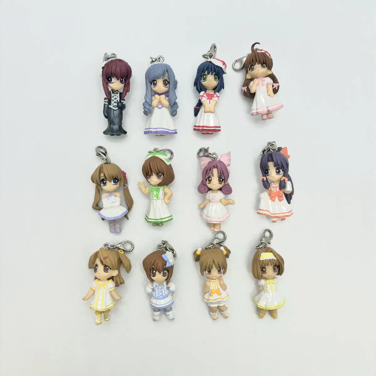 Classic Beautiful Girl Figures keyring Sister Princess