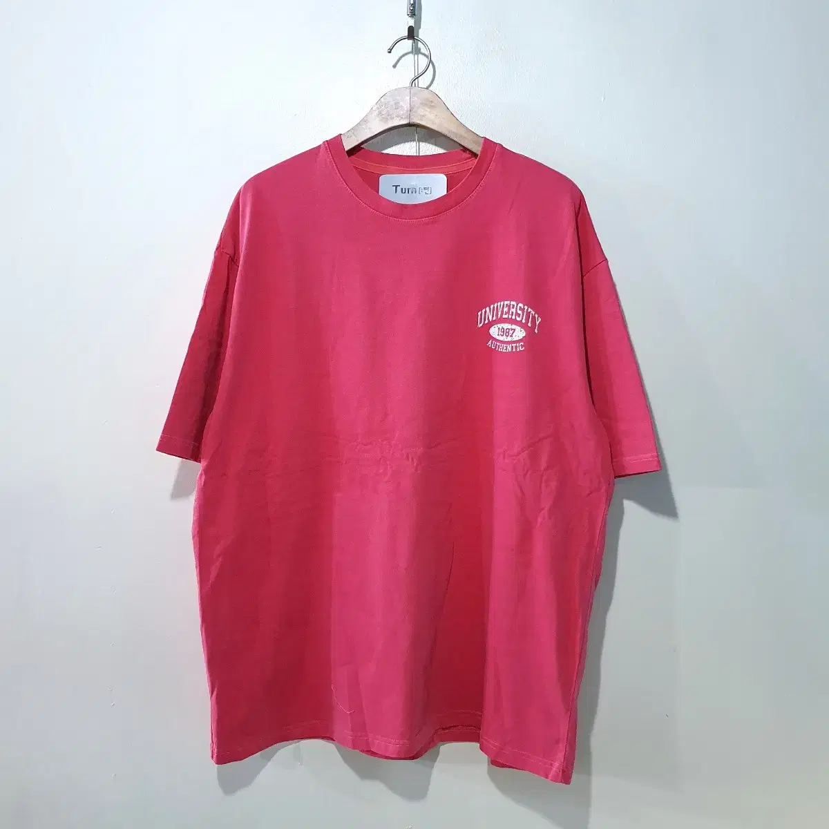 SS신상) 심플 유니버시티 피그먼트 반팔세트 12color S~4XL