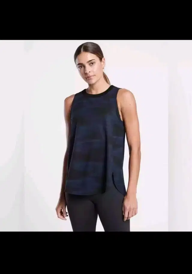 ATHLETA Zephyr 프린트  경량 액티브 탱크탑 나시