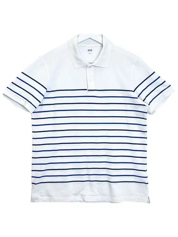 UNIQLO Striped Karati | L Light bloo A88 4-0626-019