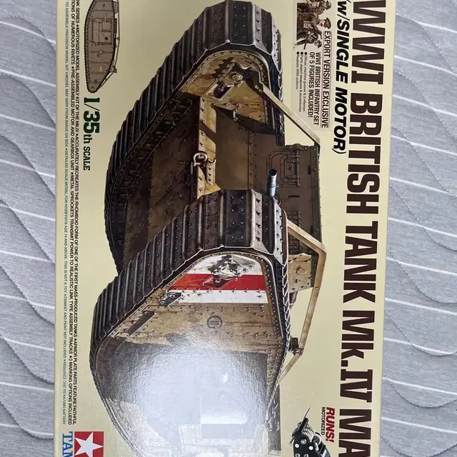 타미야 TAMIYA WWI 1차세계대전 영국 MK.IV