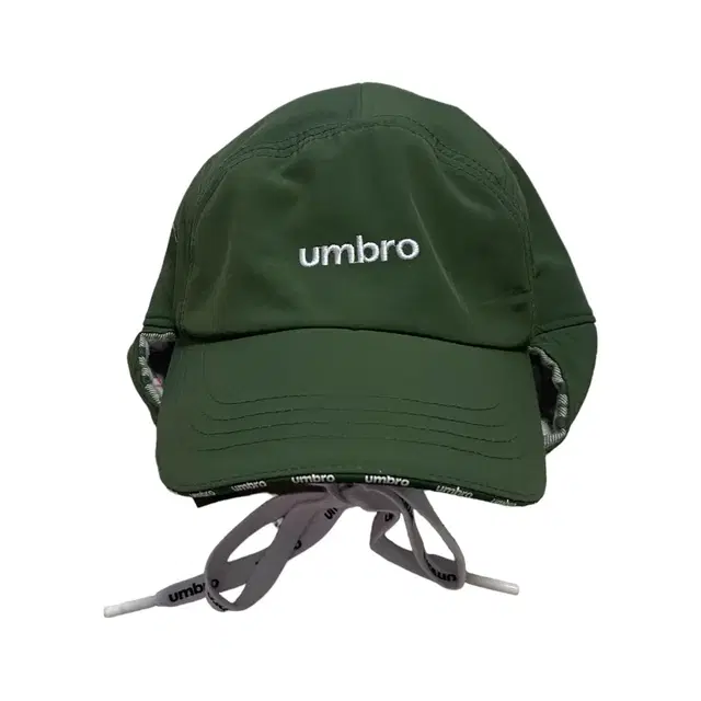 엄브로 UMBRO 빈티지 나일론 올리브그린 카키 이어플랩 트루퍼햇 볼캡