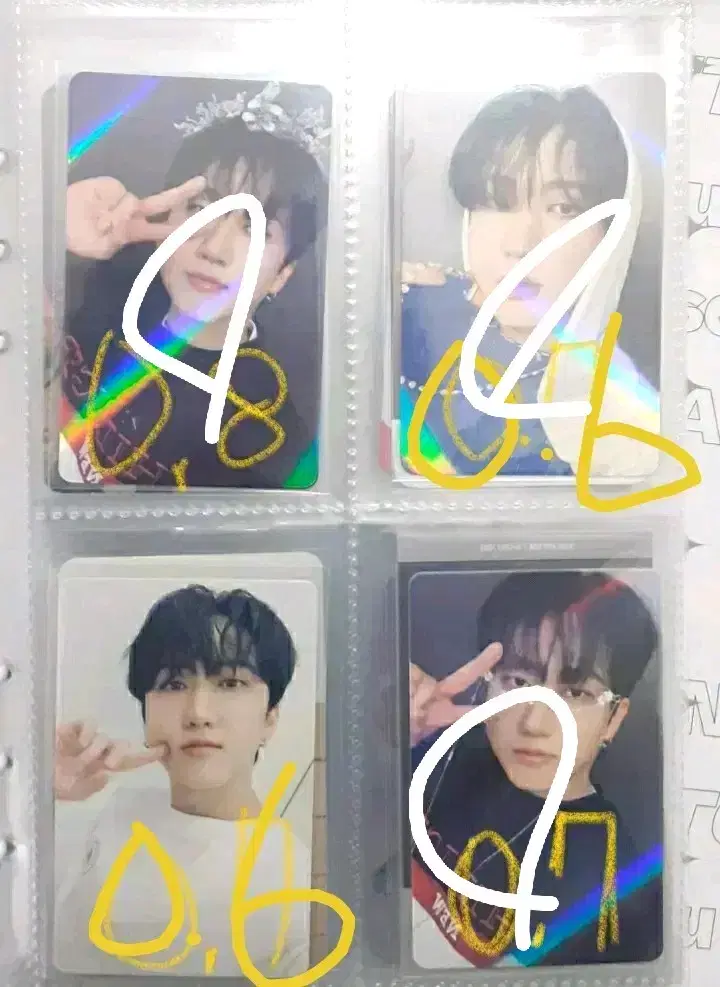 straykids skz changbin rock makestar,rock kms,corolla,facechain photocard