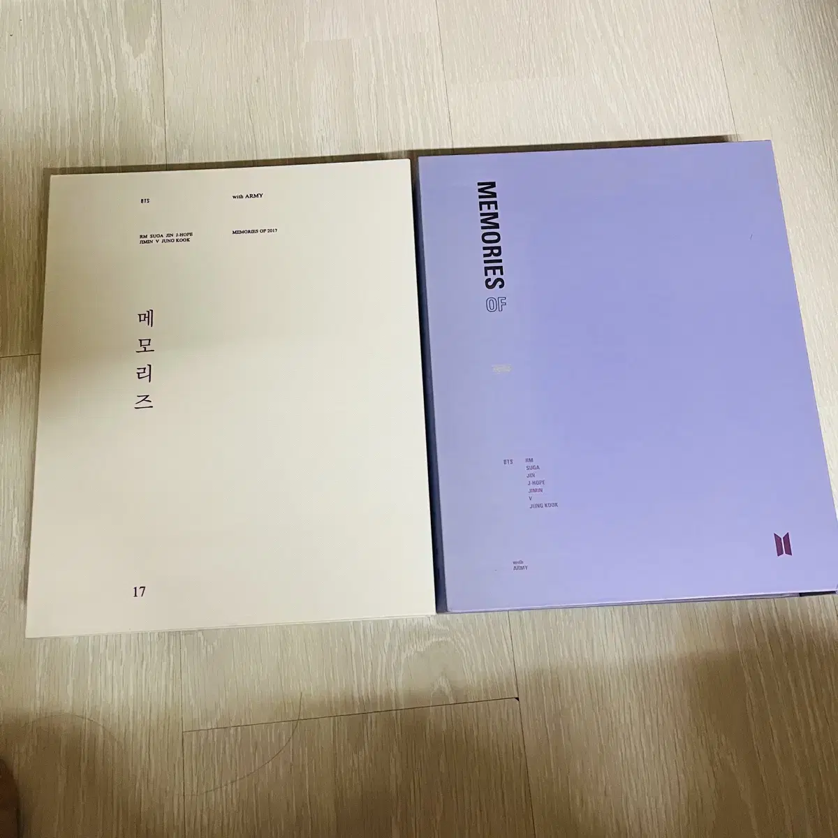 방탄소년단 메모리즈 dvd 18년 19년