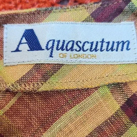 Aquascutum 마 100% 롱원피스