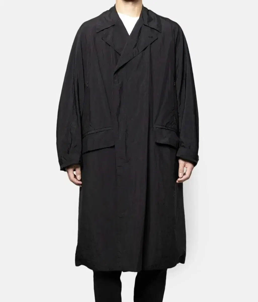 23ss Theatora Device Packable Coat Black 4