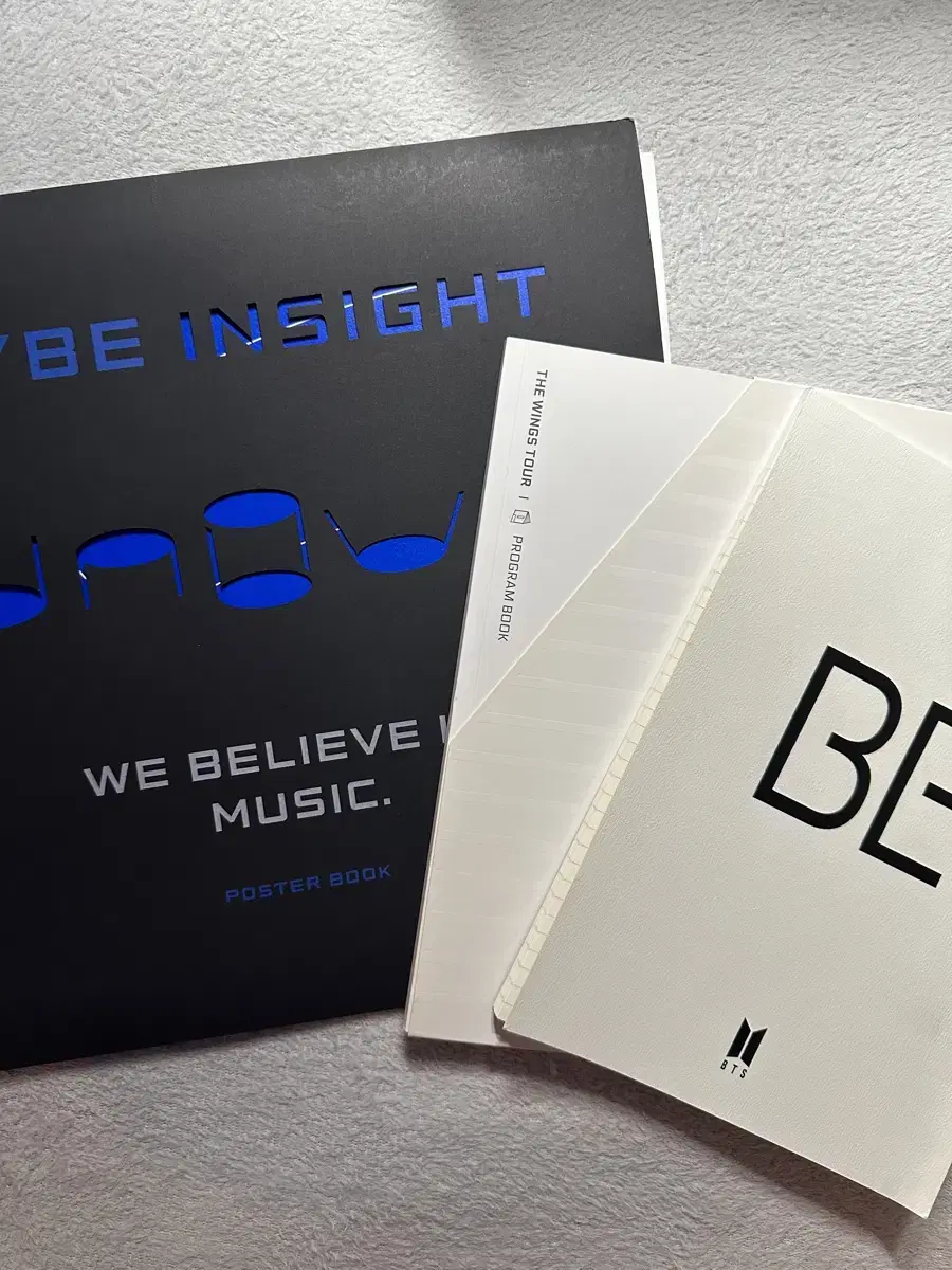 Bangtan Wings Program Book BE Notes hybe insight poster Book