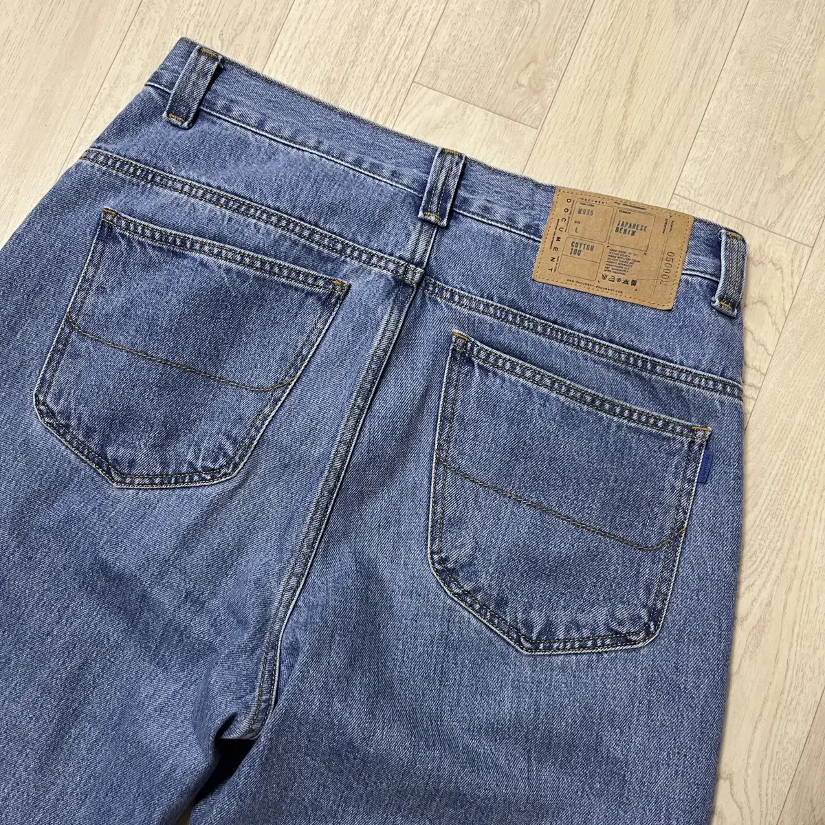 [L]도큐먼트 5-POCKET DENIM LIGHT INDIGO 데님