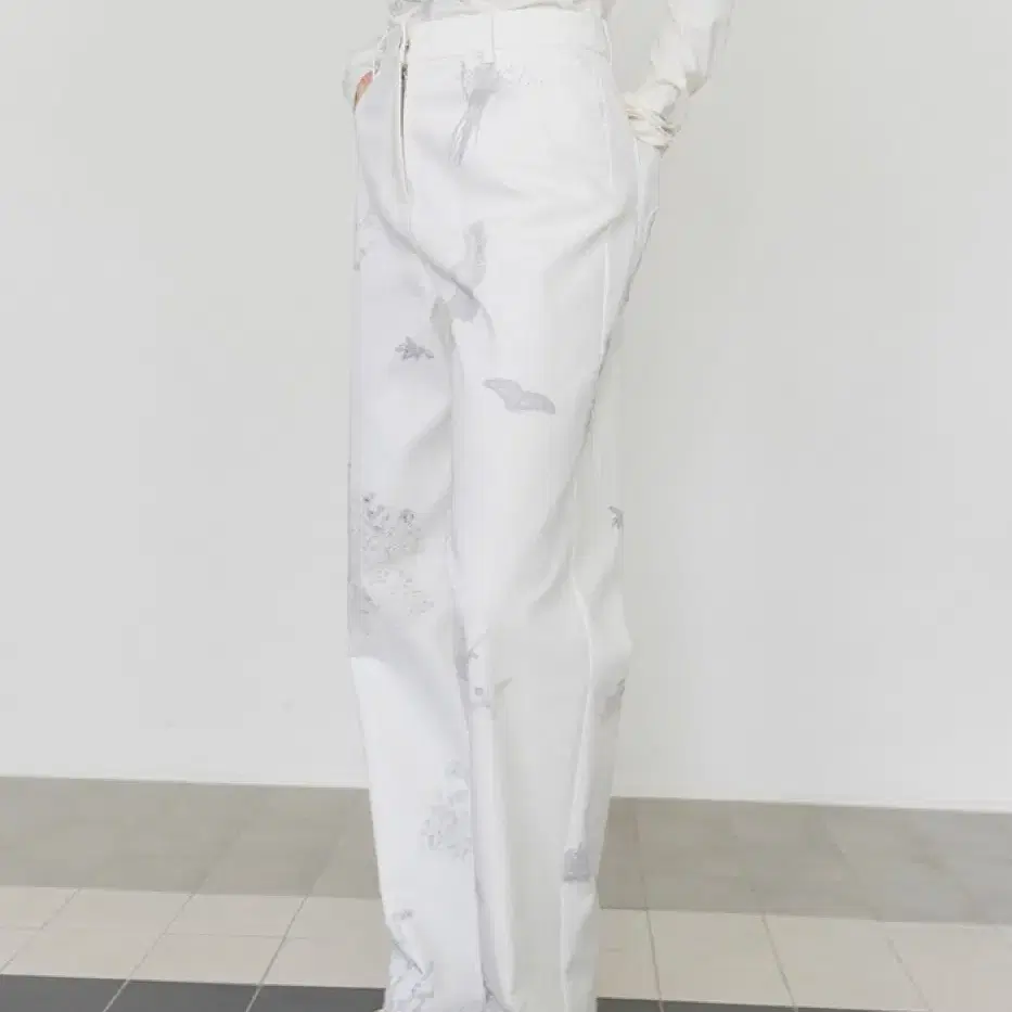 cosmoss WILD FLOWER WHITE DENIM