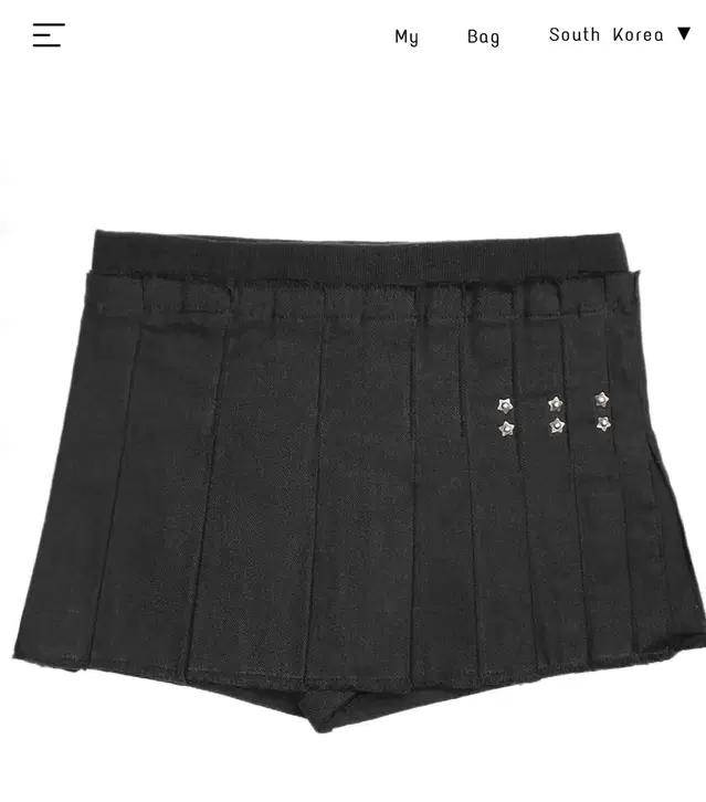 Bonnae 본네 star rivet pleated skort 스커트