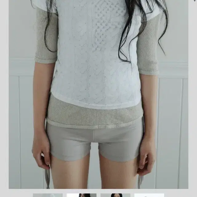 (최종) 샵페어리 fees letter knit crop shirt