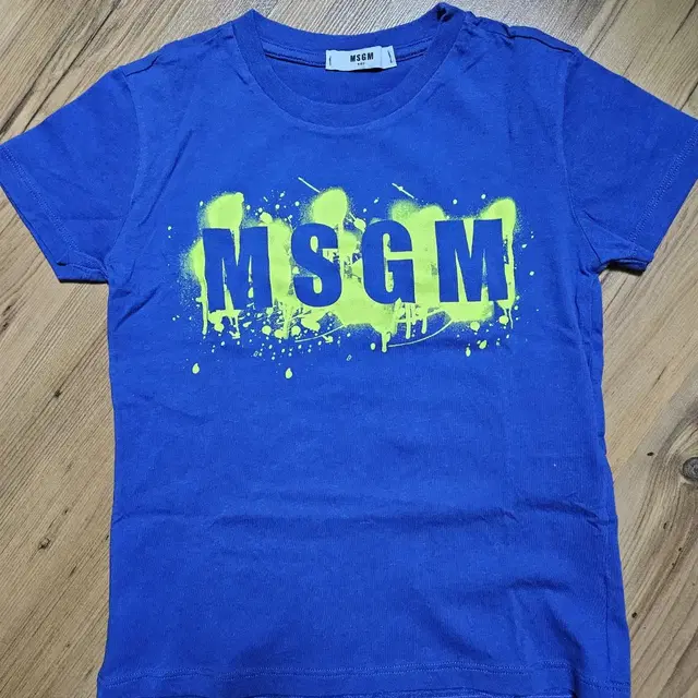 MSGM 키즈 반팔 티셔츠 6y-7y