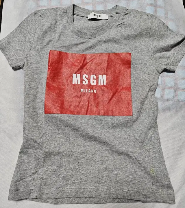 MSGM 키즈 반팔 티셔츠 4y