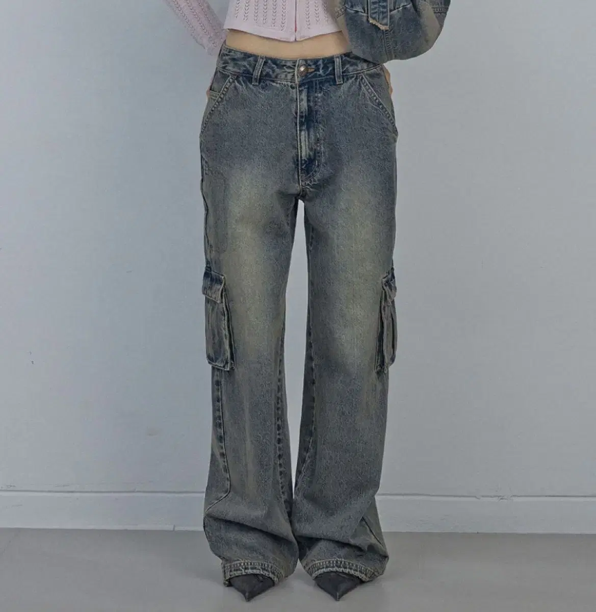 (XS) Sculptor Cargo Jogger Pants in Vintage Tint