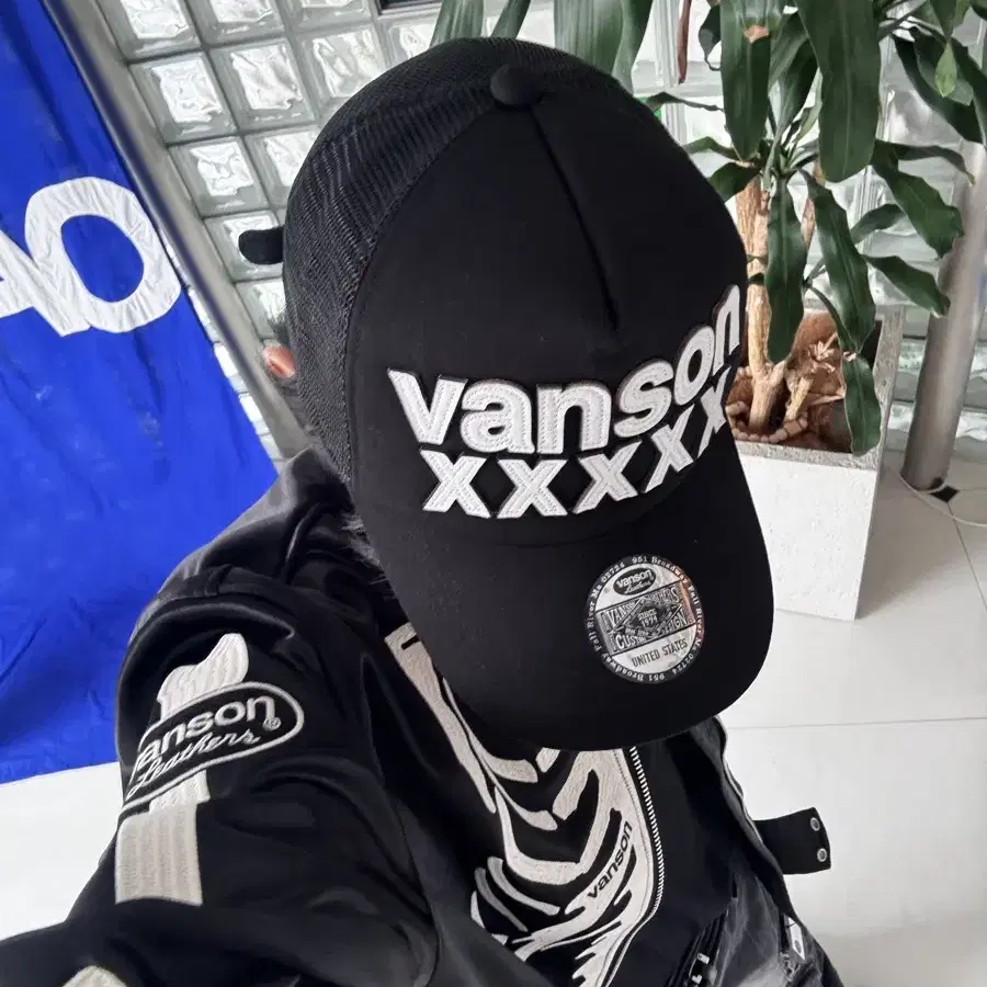 밴슨 50주년 로고 캡 vanson logo cap