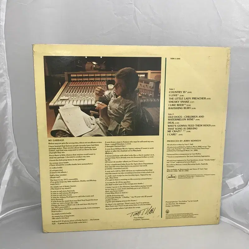 TOM T HALL LP / AA2255