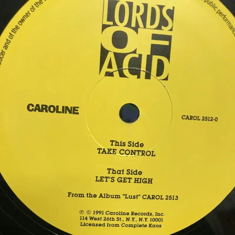 LORDS OF A CID LP / AA2280