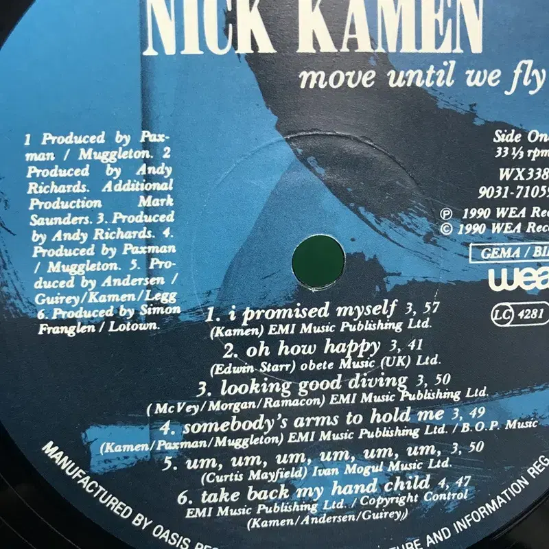 NICK KAMEN LP / AA2306