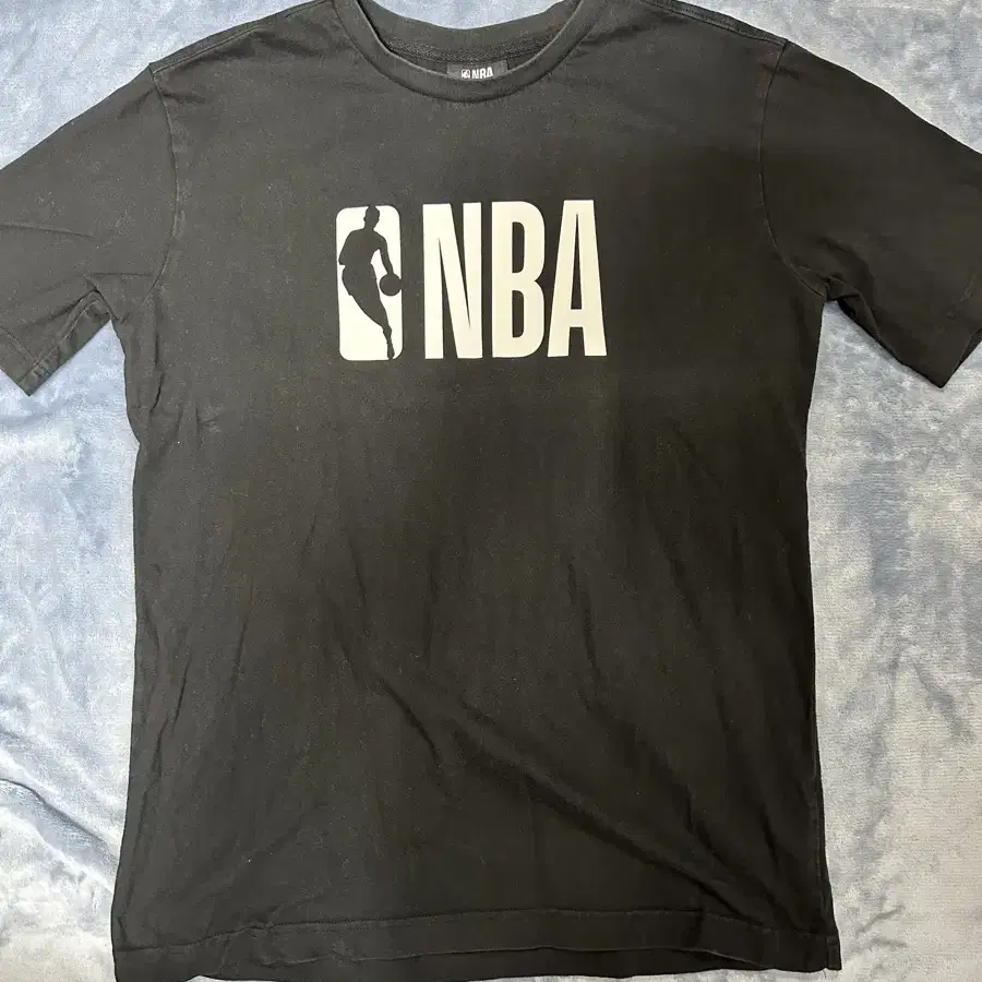 [L] NBA 빅로고 반팔 블랙